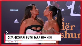 Olta Gixhari puthet me Sara Hoxhën