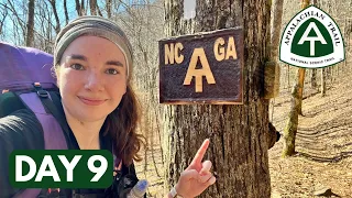 Day 9 | Crossing Into My Home State (North Carolina) | 2023 Appalachian Trail Thru Hike