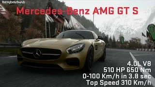 Mercedes-Benz AMG GT-S // Driveclub - InGame Sound // Gameplay