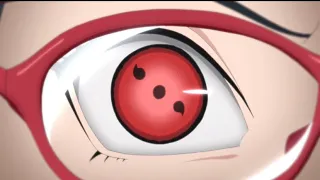 Sarada unlocks two tomoe sharingan!!