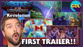 MOTU Revelation's First Trailer Reaction! MY MIND IS BLOWN!