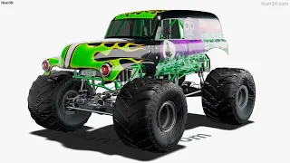 Grave Digger 2021 3D model by Hum3D.com