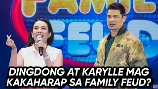 KARYLLE YUZON AT DINDONG DANTES, MAGKAKAHARAP SA FAMILY FEUD.