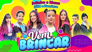 Vem Brincar | Clipe Oficial (feat Juliadantt e Henrique Cauã) - Julinha e Manu