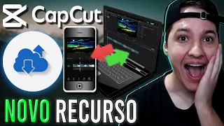 Compartilhar PROJETOS entre Celular e Computador CAPCUT