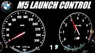 BMW M5 F10 (560hp) Launch Control 0-100 km/h (0-60 mph)