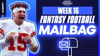 NFL Week 16 Preview: Mailbag, Latest News & Fantasy Cops! | 2022 Fantasy Football Advice