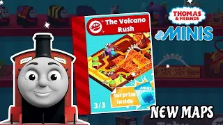 NEW MAPS The VOLCANO RUSH with James! - ⭐Thomas & Friends Minis⭐