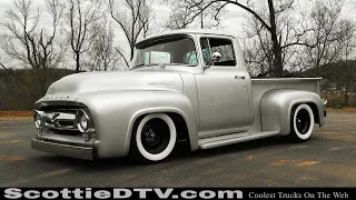 1956 Mercury M100 Pickup Street Truck Hot Rod Truck Steve Holcomb Pro Auto Custom Interiors