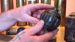 World War One German hand grenades