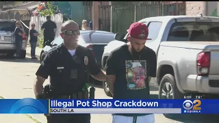 LAPD Cracks Down On Illegal Marijuana Shops