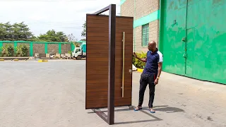 UNVEILING PIVOT DOORS IN KENYA!😀 Latest modern steel door design ideas