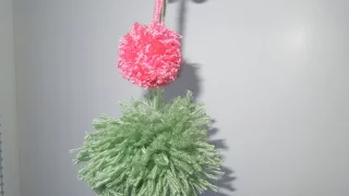 Как сделать помпон. How to make pom pom.