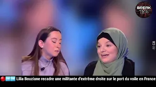 Lilia Bouziane recadre une militante d'extrême droite sur le port du voile (Reddif)