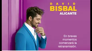 David Bisbal en directo desde la Plaza de Toros de Alicante