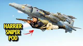 SNIPING TANKS FROM SPACE - Harrier GR.7 in War Thunder