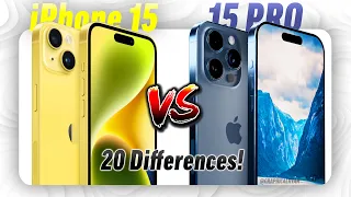 iPhone 15 vs iPhone 15 Pro - 20 Major LEAK Differences!