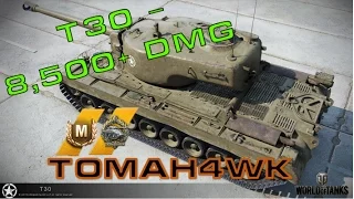 World of Tanks - 8500+ Dmg - T30 Ace Tanker - Freedom in Himmelsdorf