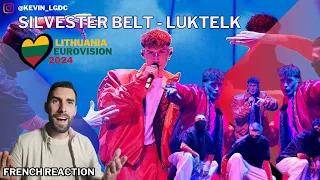 FRENCH REACTION TO SILVESTER BELT - LUKTELK ( LITHUANIA - EUROVISION 2024 )