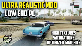 ✅GTA San Andreas Ultra Graphics Mod for Low-End PCs | 2023