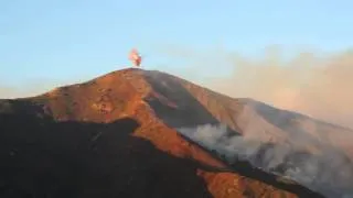Exhilarating DC-10 Firefighter Plane Pulls Off Incredible Maneuver In Silverado Canyon 9/12/2014