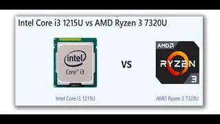 INTEL Core i3-1215U vs AMD Ryzen 3 7320U । Technical comparison intel Core i3 vs AMD Ryzen 3 7320U