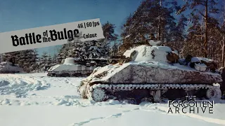 Battle of the Bulge Restored: 4K 60FPS AI Enhancement | WWII Archival Footage