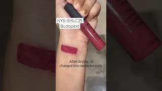 NYX Lipstick~Budapest #nyxcosmetics#nyx#budapest#youtubeshorts#subscribe#viral#viralvideo#trending#9