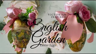 How to Make a Victorian English Garden Easter Egg - High End for Less - Spring is in Bloom - Part 9