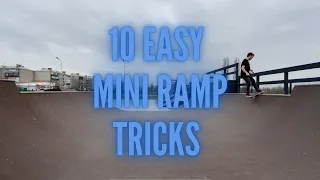10 Легких Трюков В Мини Рампе (10 Easy Mini Ramp Tricks)