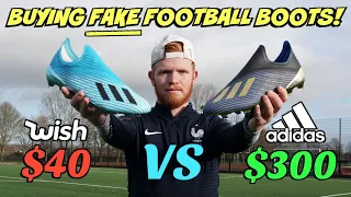 Testing FAKE vs REAL FOOTBALL BOOTS - What's The Difference?