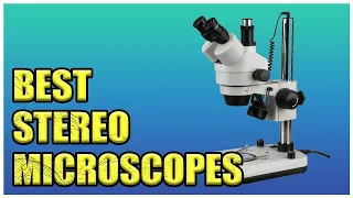 New 7X-45X Dual Lit 6W LED Trinocular Stereo Zoom Microscope | Best Stereo Microscopes