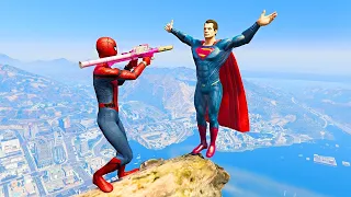 Superman in GTA 5 gameplay! 3D Model - install and play