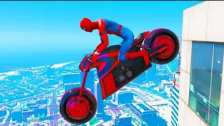 GTA 5 Spiderman Epic Jumps #39 - Spider-Man Stunts & Fails, Gameplay.dester