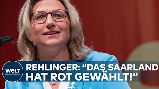 ANKE REHLINGER (SPD): "Das Saarland hat Rot gewählt" - Landtagswahl 2022 gewonnen! I WELT Dokument