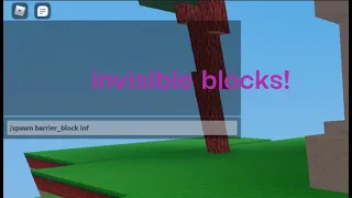 how to get invisible blocks in roblox bedwars