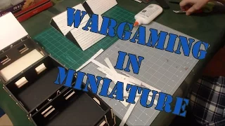 Wargaming in Miniature Building 28mm Row Houses Pt 3 Shingles