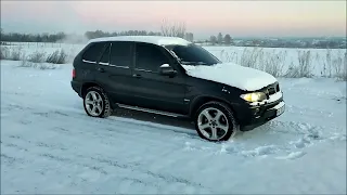 BMW X5 (E53)3.0d в мороз -20