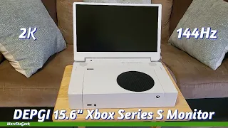 DEPGI 15.6" Xbox Series S Portable Monitor (2K & 144Hz!)