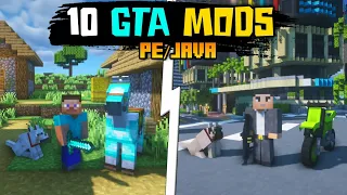 I Turn Minecraft into GTA V with 10 mods | Minecraft realistic mods hindi