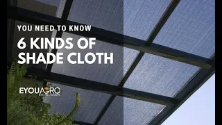 6 Kinds of Shade Cloth You Need to Know