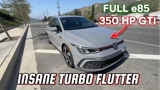 300+ hp Mk8 GTI *Crazy turbo flutter*