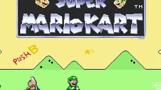 Super Mario Kart - Prototype Title Screen