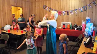 Queen Elsa-Let it go-Alyssa's Birthday Party