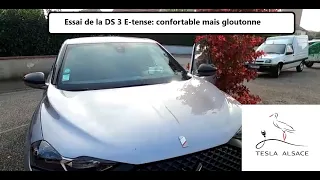 Essai de la DS3 E-tense: confortable mais gloutonne