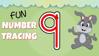 How to Write the Number 9 - Numbers for Kids
