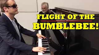 Playing Flight of the Bumblebee Blind 🎹