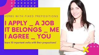 VERBS with Prepositions you HAVE TO KNOW!