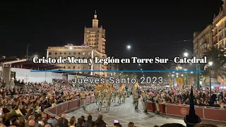 Legión tras Cristo Mena- Plza. Marina a Catedral -Málaga Jueves Santo 2023