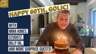 Mike Golic's SURPRISE 60th birthday gift feat Mina Kimes, Stugotz, Billy Gil & more | Golic & Smetty